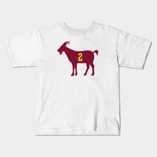 CLE GOAT - 2 - White Kids T-Shirt